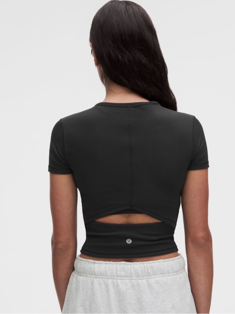 All It Takes Ribbed Keyhole Short-Sleeve Shirt